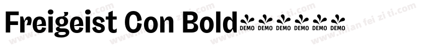 Freigeist Con Bold字体转换